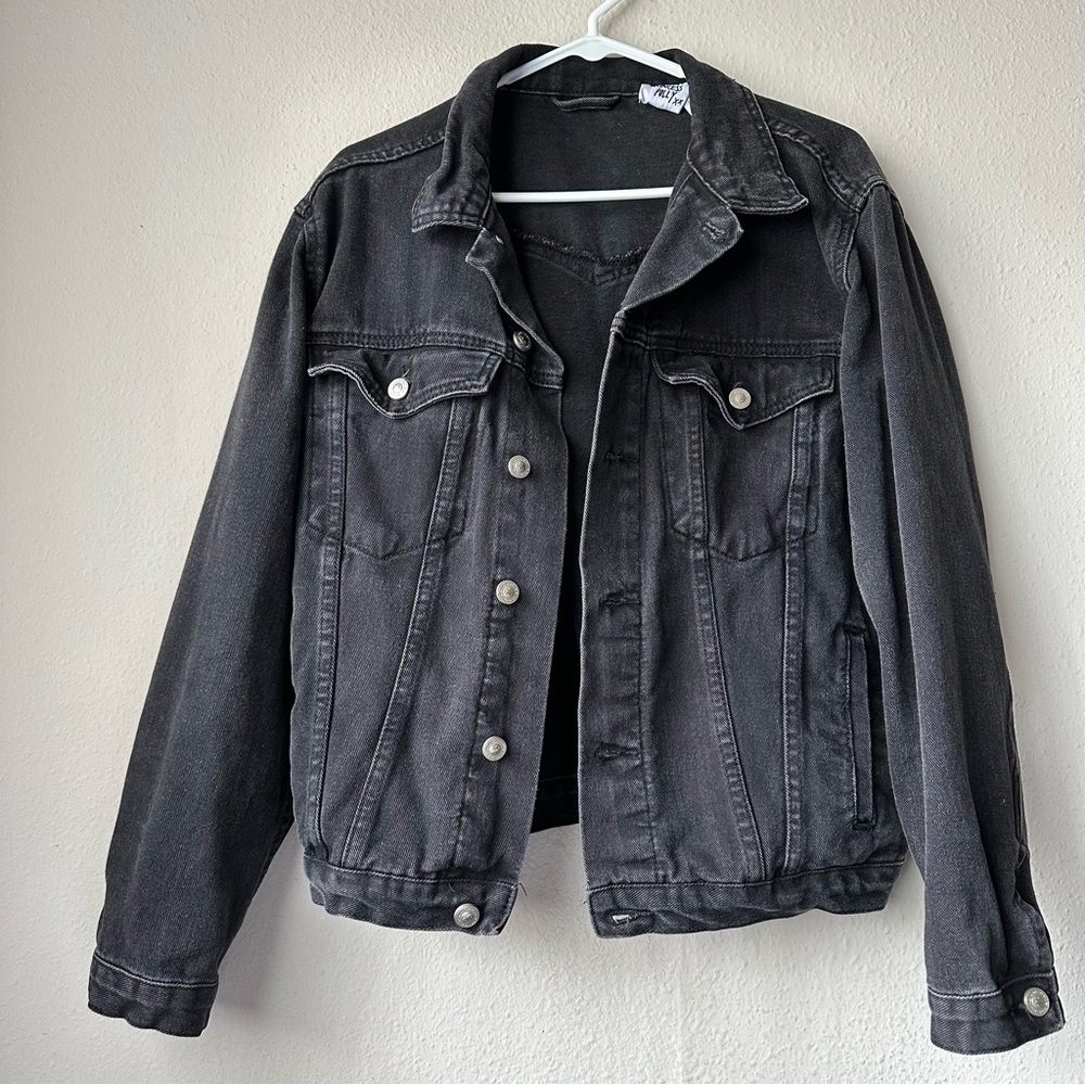 Phoenix Denim Jacket Black